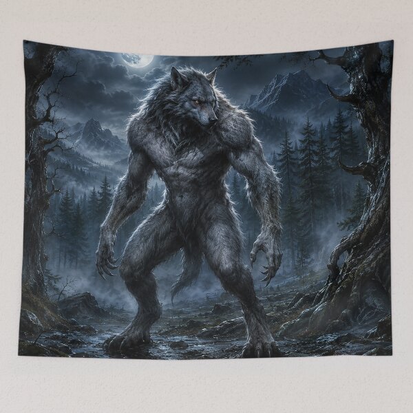 Item preview, Moonlit Werewolf Guardian designed and sold by Pixel Junkies Studio.