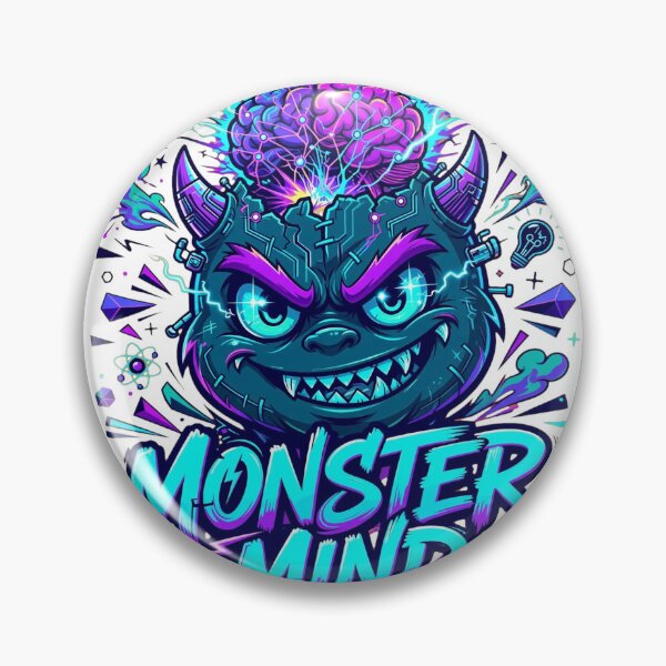 Item preview, Camiseta Monster Mind – Lindo y feroz gráfico de cerebro de monstruo | Ropa urbana de dibujos animados cyberpunk | Camiseta de genio creativo designed and sold by Trendnextstore.