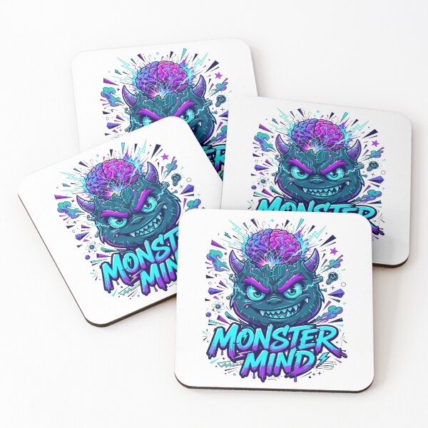 Item preview, Monster Mind T-Shirt – Cute Fierce Monster Brain Graphic | Cyberpunk Cartoon Streetwear | Creative Genius Tee designed and sold by Trendnextstore.