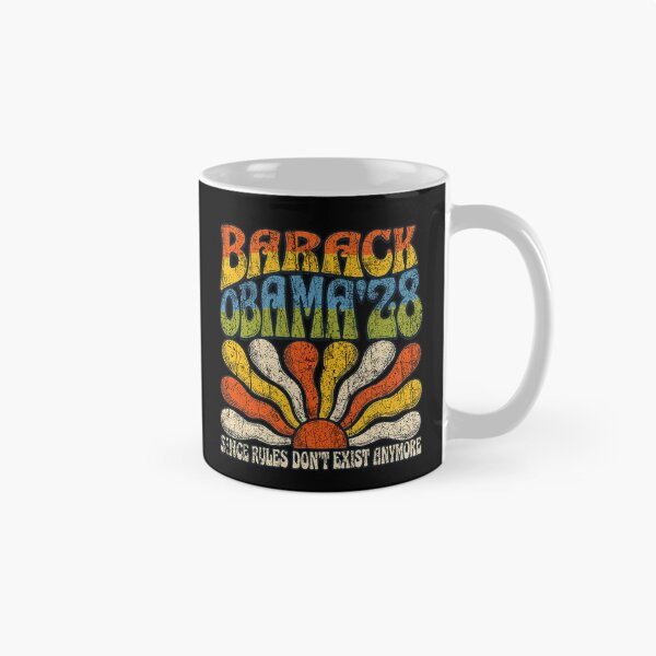 Item preview, Barack Obama 28 Since Rules Dont Exist Anymore Retro Groovy Political Satire designed and sold by Jmiame12.