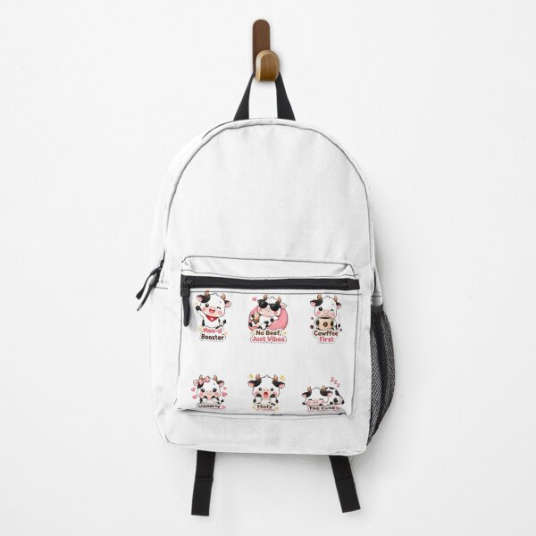 Item preview, Cute Kawaii Cow, Funny Cow Set designed and sold by graphic-genie.