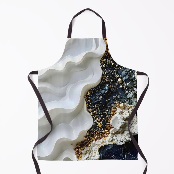 Item preview, Alabaster and Slate Geometric Spiral with Pyrite Accents designed and sold by Vicky Brago-Mitchell®.