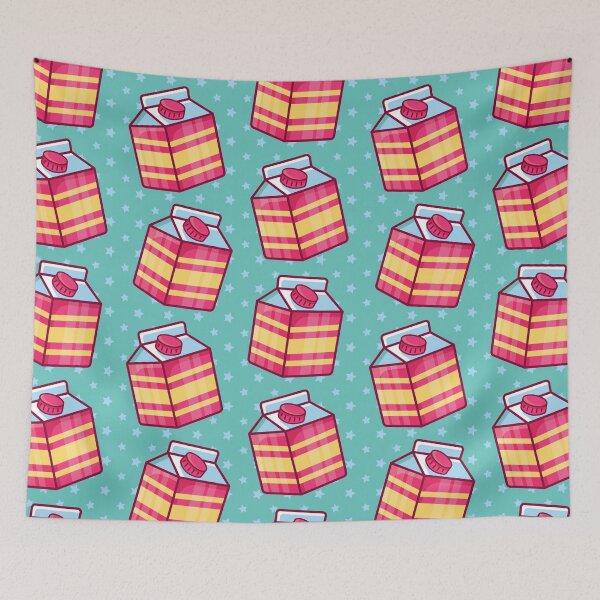 Item preview, Milk Box Seamless Pattern Dairy Design designed and sold by werezu.