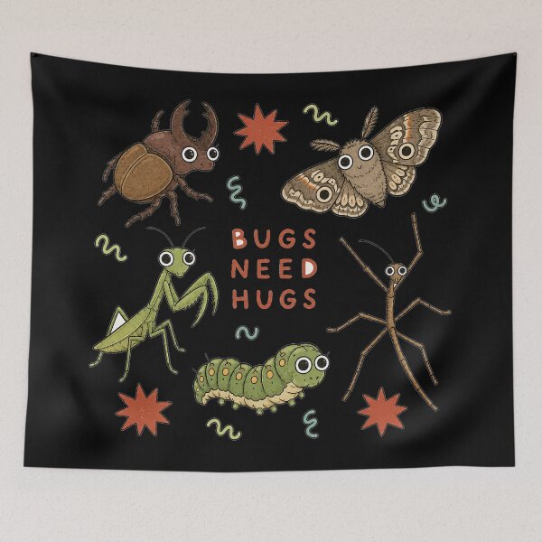 Item preview, Cute Insect Friends, Bugs Need Hugs designed and sold by nasr-say.