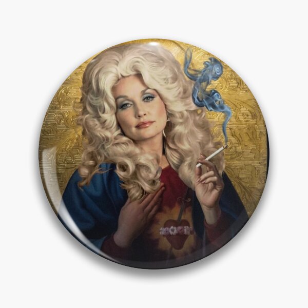 Item preview, Saint Dolly Parton Smoking Retro 80s designed and sold by kareydiwanpro.