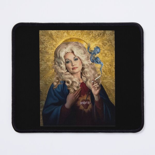 Item preview, Saint Dolly Parton Smoking Retro 80s designed and sold by kareydiwanpro.