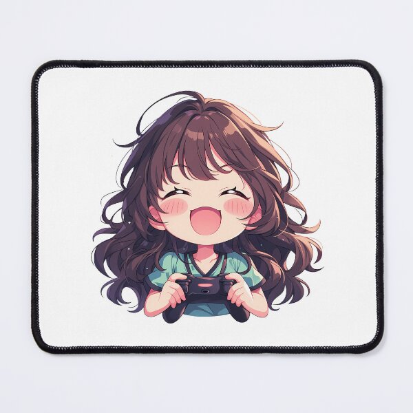 Item preview, Shouko Nishimiya A Silent Voice Chibi Gamer Happy Controller designed and sold by Dashsopaner.