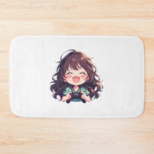 Item preview, Shouko Nishimiya A Silent Voice Chibi Gamer Happy Controller designed and sold by Dashsopaner.