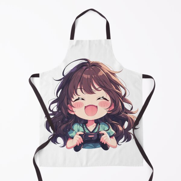 Item preview, Shouko Nishimiya A Silent Voice Chibi Gamer Happy Controller designed and sold by Dashsopaner.