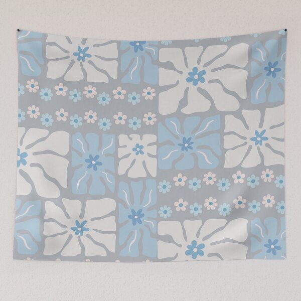 Item preview, Boho floral quads (muted) designed and sold by 247DesignStudio.