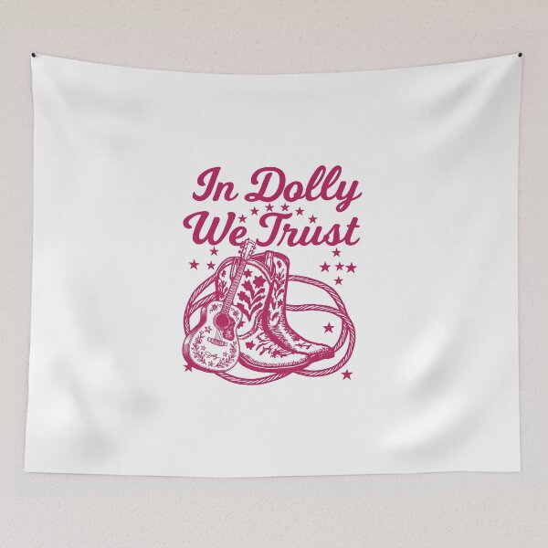 Item preview, In Dolly We Trust Country Music Retro 80s designed and sold by GinaGrave.