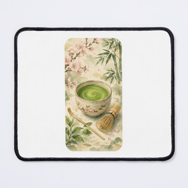 Item preview, Matcha Ceremony Botanical Phone Case designed and sold by RedRubyBubble.