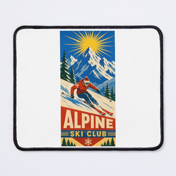 Item preview, Vintage Ski Resort Poster Phone Case designed and sold by RedRubyBubble.