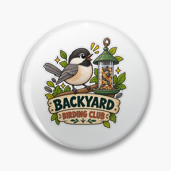 Item preview, Backyard Birding Club – Bird and Feeder Design designed and sold by Eugeniia25.