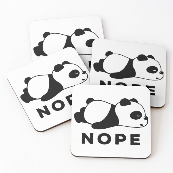 Item preview, Nope, Not Today - Lazy Bear Panda designed and sold by shileaavdy.