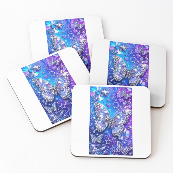 Item preview, Y2K Chrome Butterfly Phone Case designed and sold by RedRubyBubble.