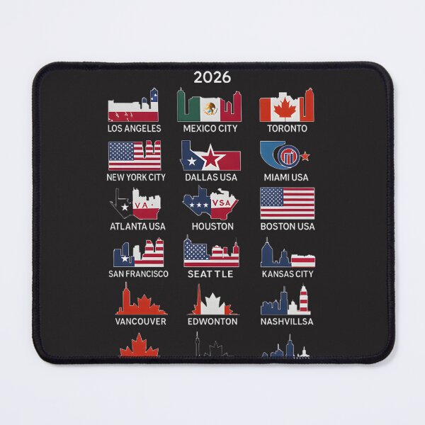 Item preview, World Soccer Tournament Host Cities Map And Venues Graphic | Best Gift designed and sold by NanoB.