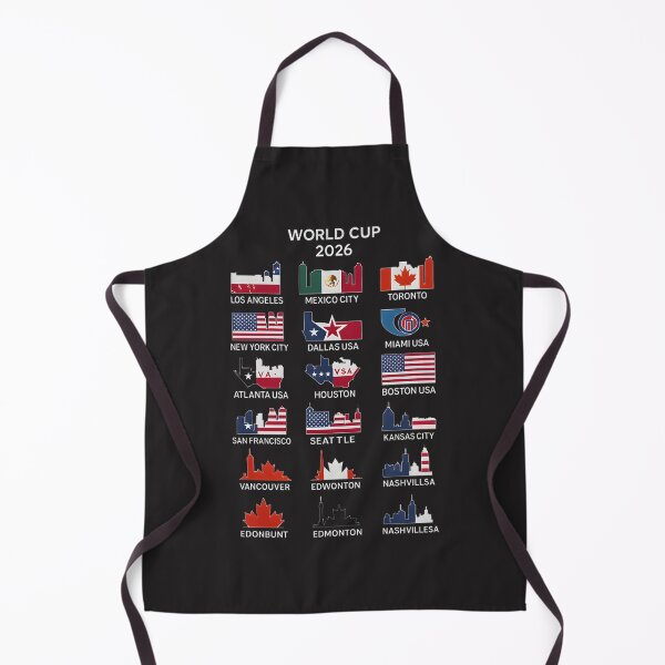Item preview, World Soccer Tournament Host Cities Map And Venues Graphic | Best Gift designed and sold by NanoB.