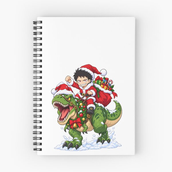 Item preview, Shinra Kusakabe Fire Force Christmas T Rex Ride designed and sold by Dashsopaner.