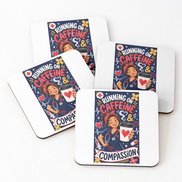 Item preview, Nurse Life Coffee & Chaos Phone Case designed and sold by RedRubyBubble.