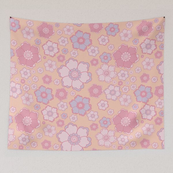 Item preview, Pastel Pink Floral Pattern Seamless Background designed and sold by prapapon.