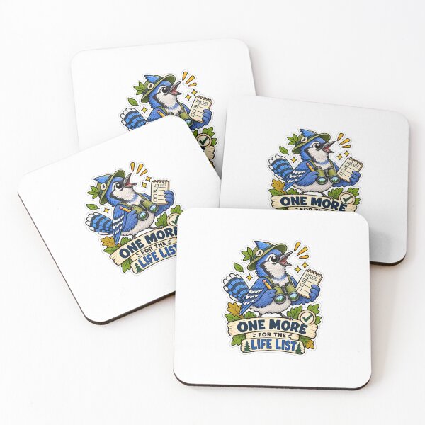 Item preview, One More for the Life List – Birding Design with Blue Jay designed and sold by Eugeniia25.