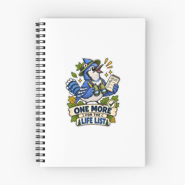 Item preview, One More for the Life List – Birding Design with Blue Jay designed and sold by Eugeniia25.