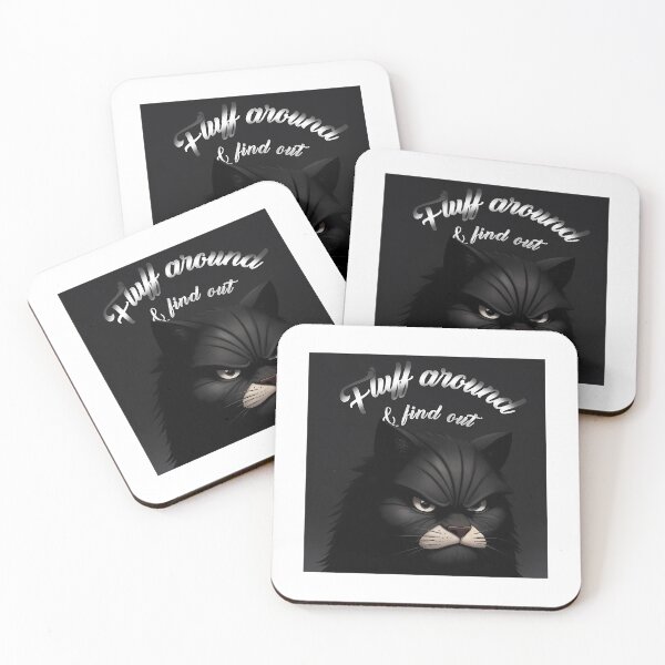 Item preview, Cat Kitten Fluff Around And Find Out Funny Graphic Tee-Shirt  designed and sold by lundyemely.