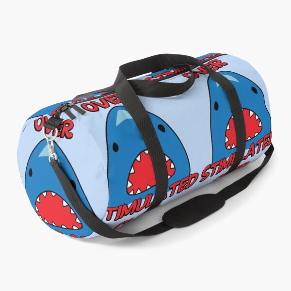 Item preview, Overstimulated anxiety shark designed and sold by fluffyfamcraft.