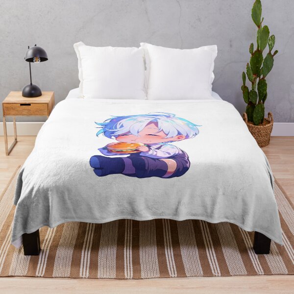 Item preview, Antarcticite Land Lustrous Anime Chibi Kawaii Burger Sparkle Bluehair Moment designed and sold by Dashsopaner.