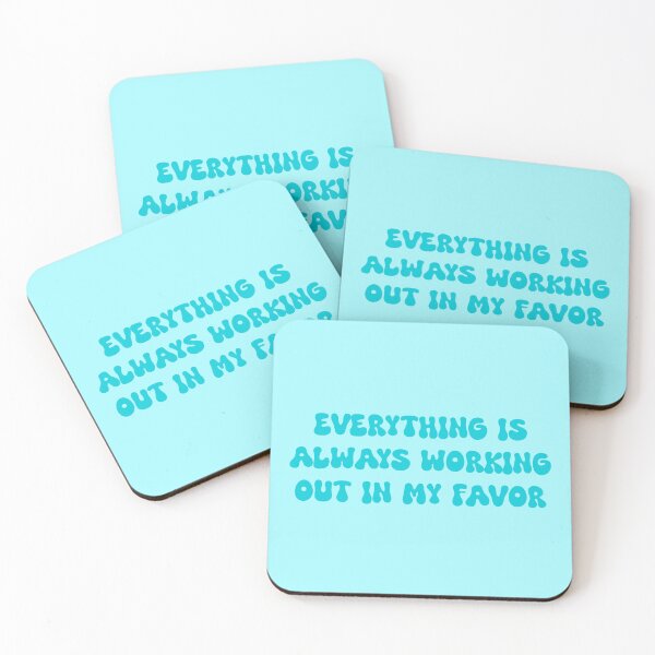 Item preview, Everything is always working out in my favor- manifestation positive affirmation designed and sold by SlimyFish.