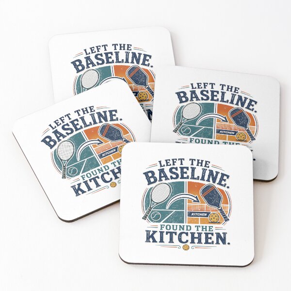 Item preview, Dejó la línea de fondo, encontró la cocina, tenis a pickleball designed and sold by Colorful Designs.
