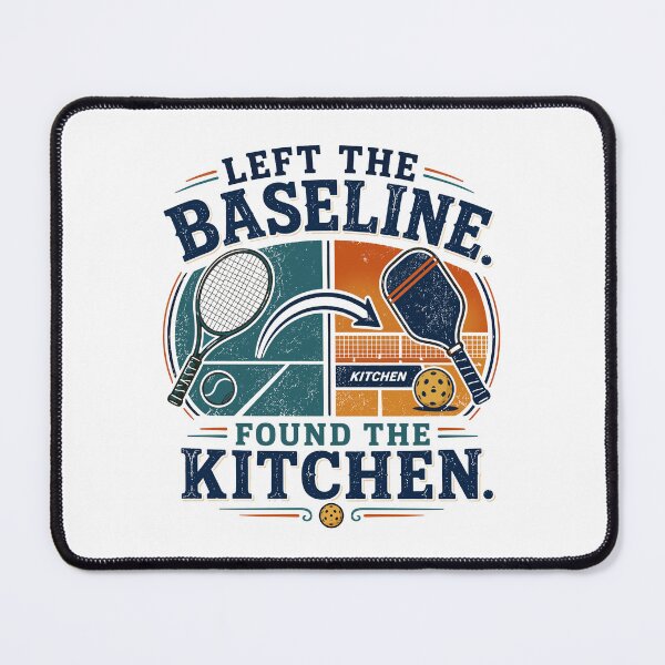 Item preview, Left The Baseline Found The Kitchen Tennis To Pickleball designed and sold by Colorful Designs.
