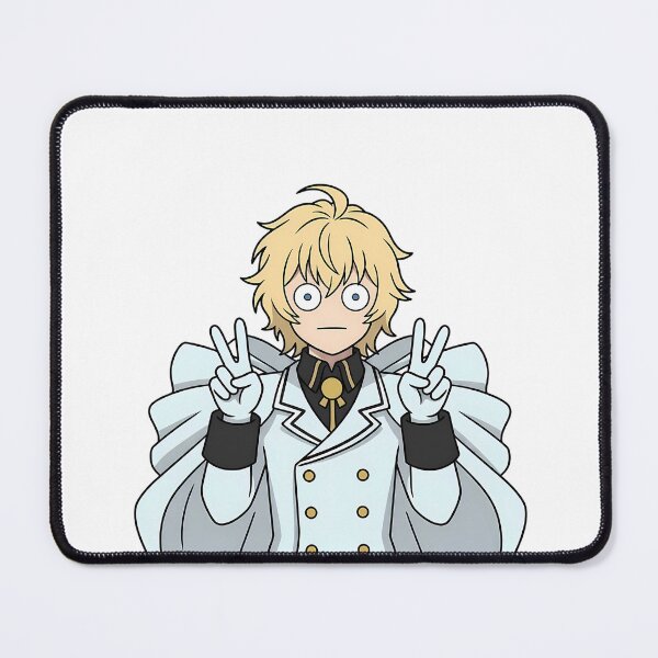 Item preview, Mikaela Hyakuya Seraph End White Uniform Peace Pose designed and sold by Dashsopaner.