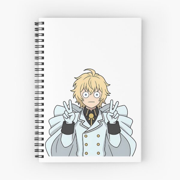 Item preview, Mikaela Hyakuya Seraph End White Uniform Peace Pose designed and sold by Dashsopaner.