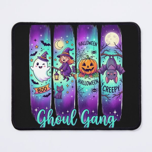 Item preview, Ghoul Gang Cute Pastel Halloween Monsters designed and sold by VibeTherapyArt.