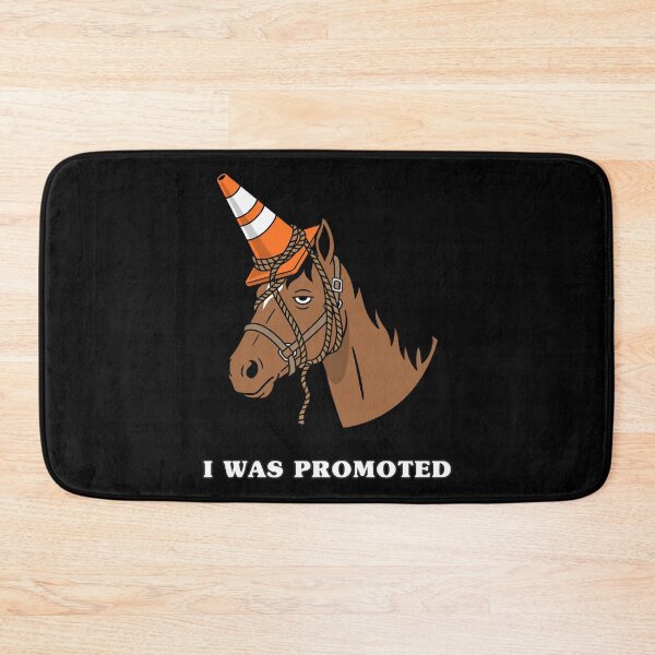 Item preview, Traffic cone unicorn horse – I was promoted - funny unicorn mascot designed and sold by messy-nessie.