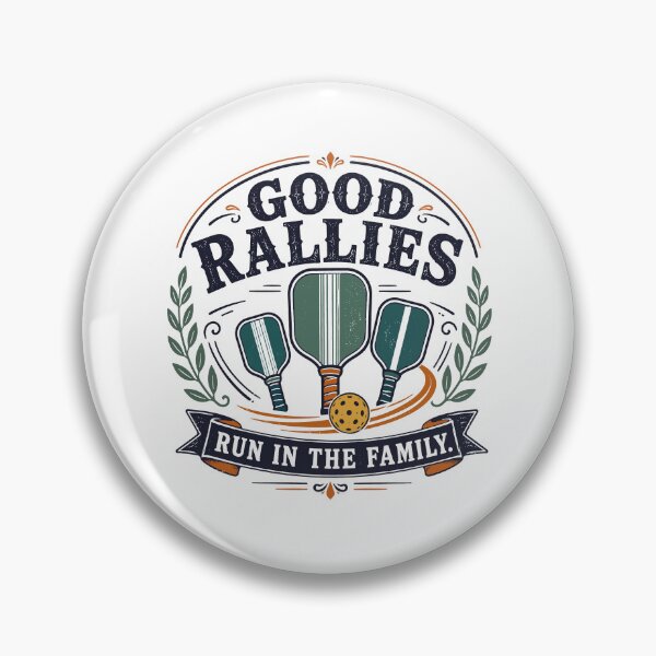 Item preview, Good Rallies Run In The Family Pickleball Vintage designed and sold by Colorful Designs.