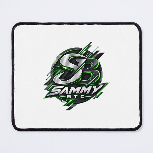 Item preview, SB Sammy BTC Futuristic Green Tech Emblem designed and sold by Ishratparween11.