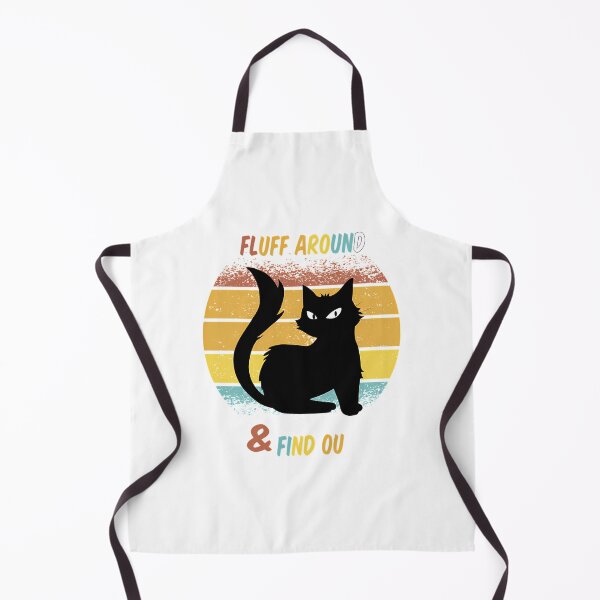 Item preview, Retro Vintage Fluff Around And Find Out Amazing For Momdaddaughterson Small Cat designed and sold by douglasseufemia.