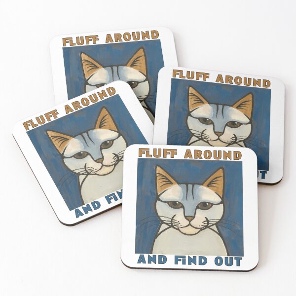 Item preview, Fluff Around And Find Out Funny Cat Puns designed and sold by douglasseufemia.