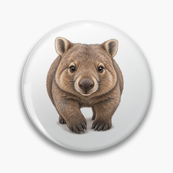 Item preview,  Aussie wombat’s chubby little waddle designed and sold by BRETT'S ART STUDIO.