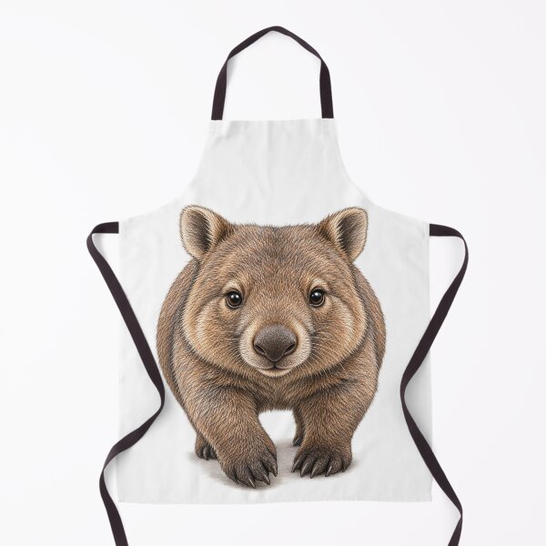 Item preview, Aussie wombat’s chubby little waddle designed and sold by BRETT'S ART STUDIO.