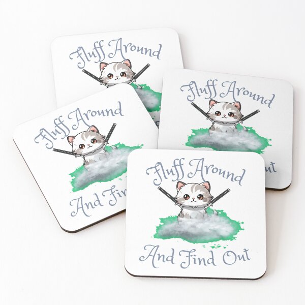 Item preview, Fluff Around And Find Out Cute Cat Ninja designed and sold by douglasseufemia.