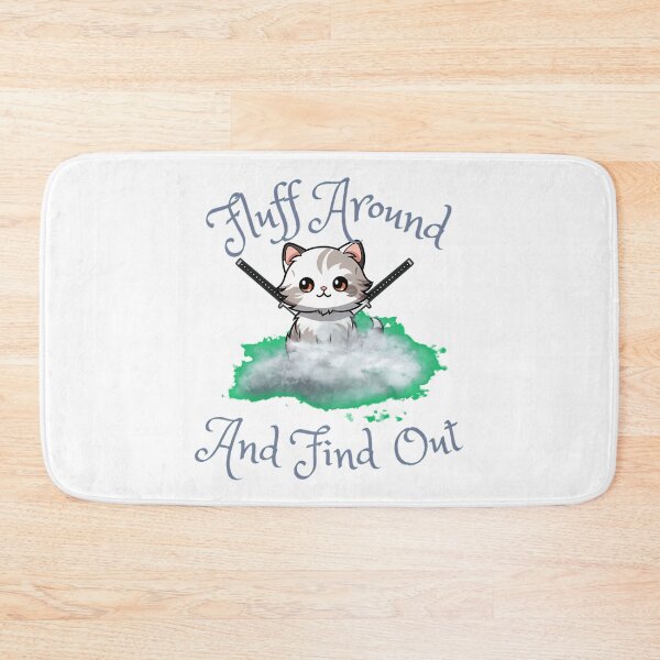 Item preview, Fluff Around And Find Out Cute Cat Ninja designed and sold by douglasseufemia.