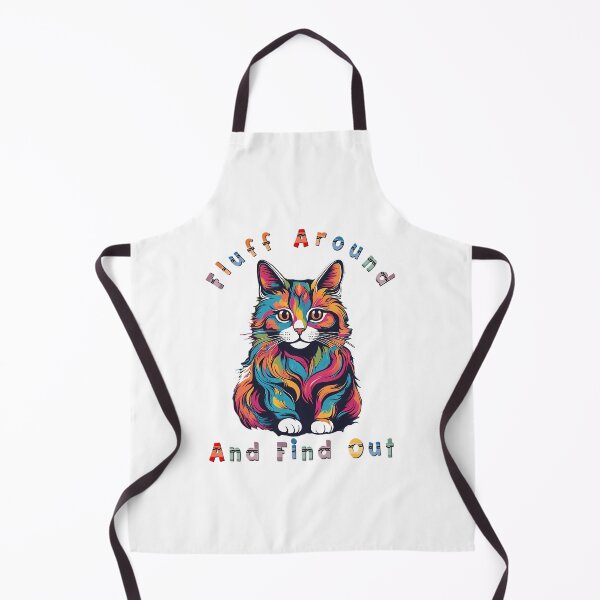 Item preview, Fluff Around And Find Out Colorful Lovely Cat designed and sold by douglasseufemia.