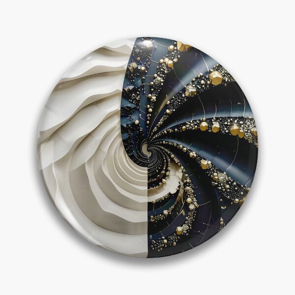 Item preview, Duality of Alabaster Waves and Slate Crystals designed and sold by Vicky Brago-Mitchell®.