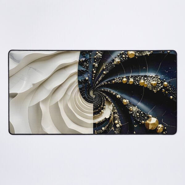 Item preview, Duality of Alabaster Waves and Slate Crystals designed and sold by Vicky Brago-Mitchell®.