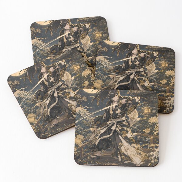Item preview, Hyakkimaru Dororo Moonlit Samurai Garden designed and sold by Dashsopaner.