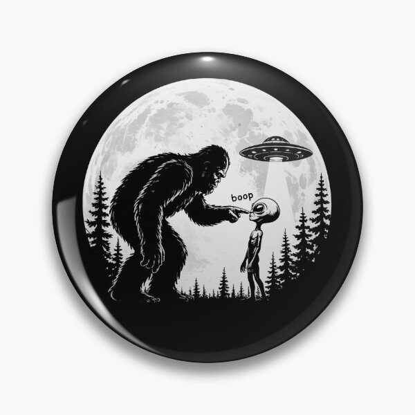 Item preview, Bigfoot Boop Alien Meme designed and sold by suhairee-studio.